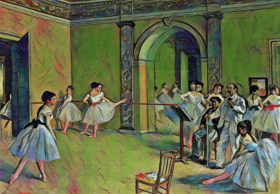 12 Edgar Degas Dance Class At The Opera 1872 Oil On Canvas Digital Art By Edgar Degas Pixels 