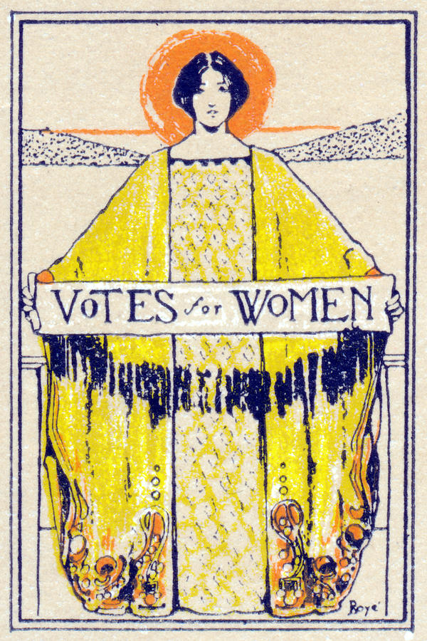 Vintage Painting - 1913 Votes for Women by Historic Image
