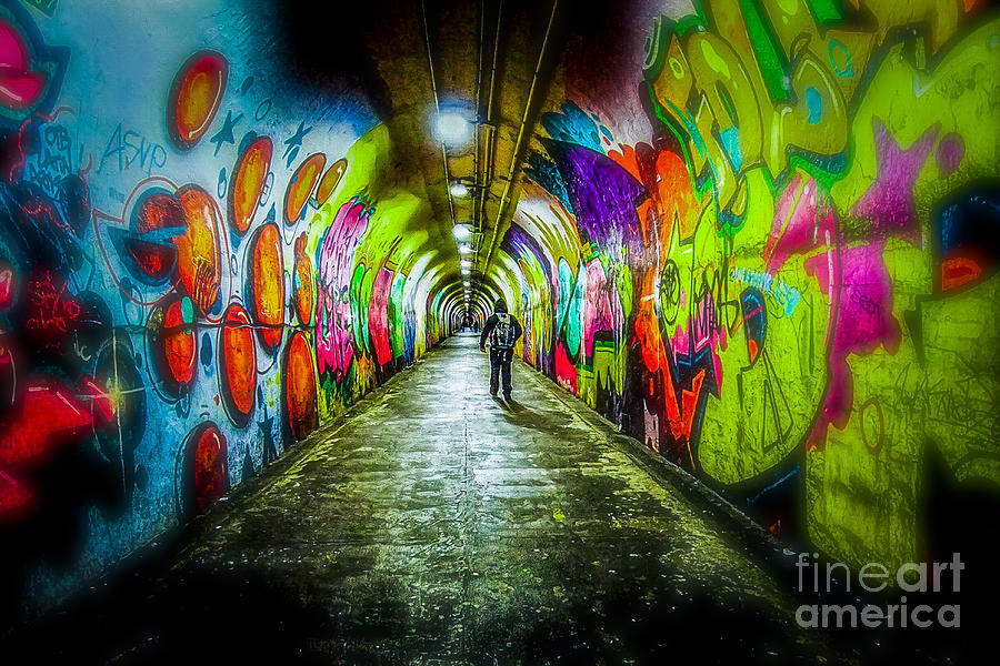 191st Street tunnel Photograph by Cole Thompson