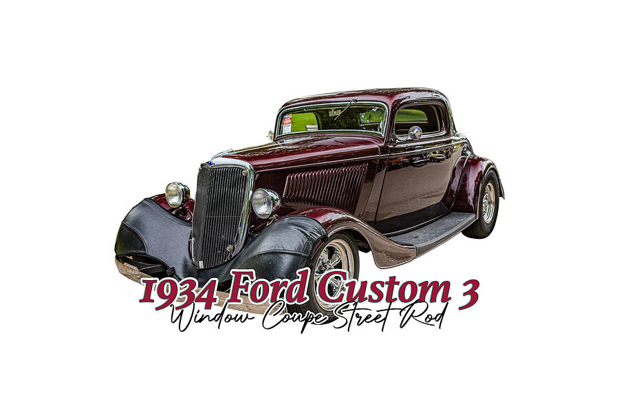 1934 Ford Custom 3 Window Coupe Street Rod Photograph by Gestalt ...