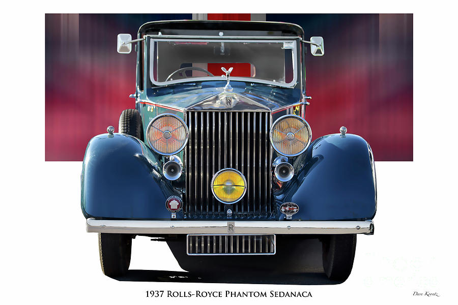 1937 Rolls-Royce Phantom Sedanaca Photograph by Dave Koontz