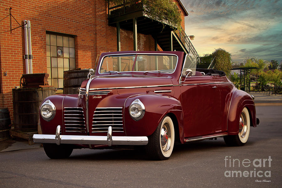 1940 Plymouth Deluxe Convertible Photograph by Dave Koontz