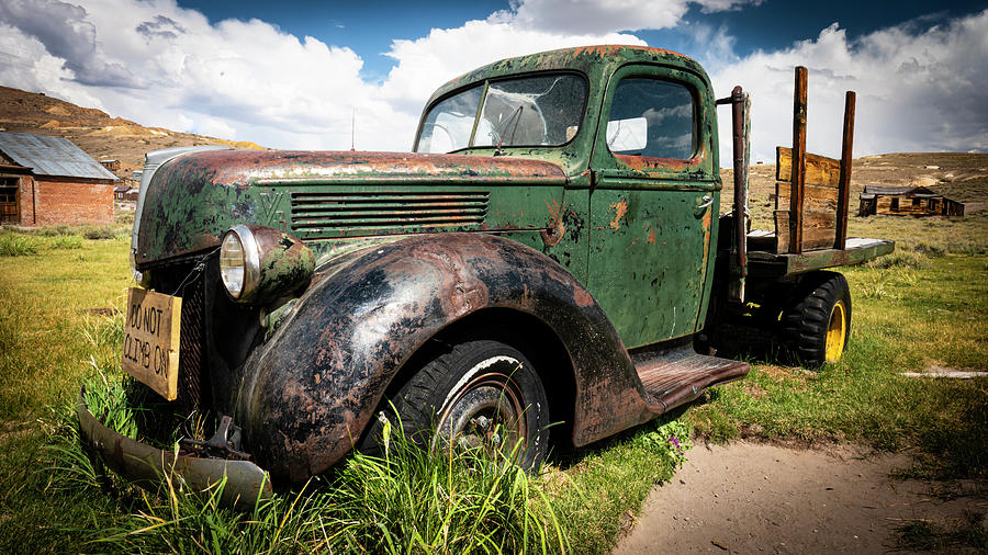 1940s Haul Truck in the Ghost Town of Bodie Photograph by Ron Long Ltd Photography