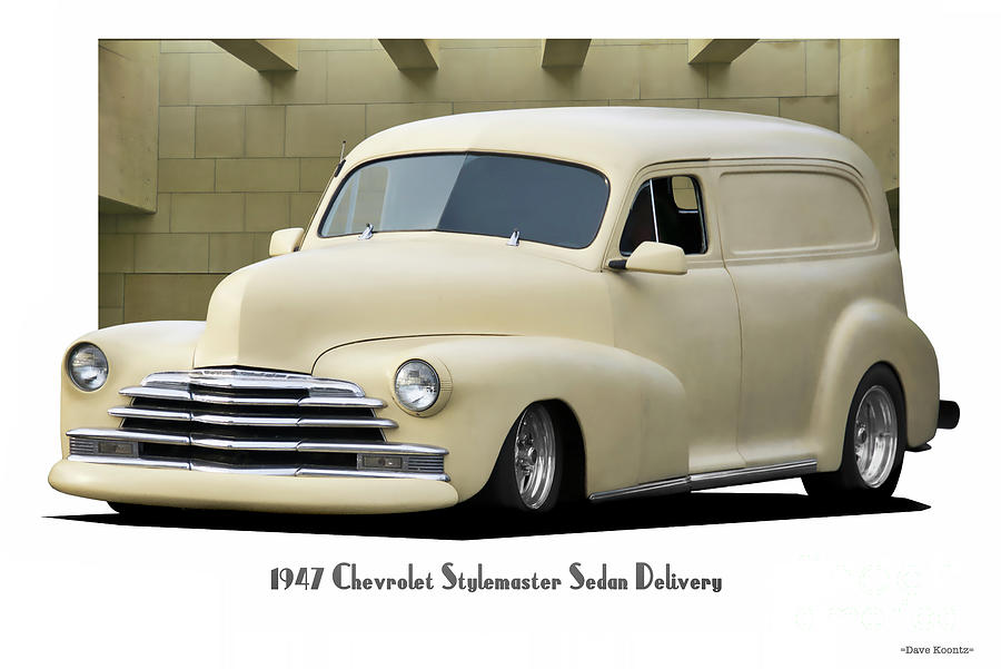 Transportation Photograph - 1947 Chevrolet Stylemaster Sedan Delivery by Dave Koontz
