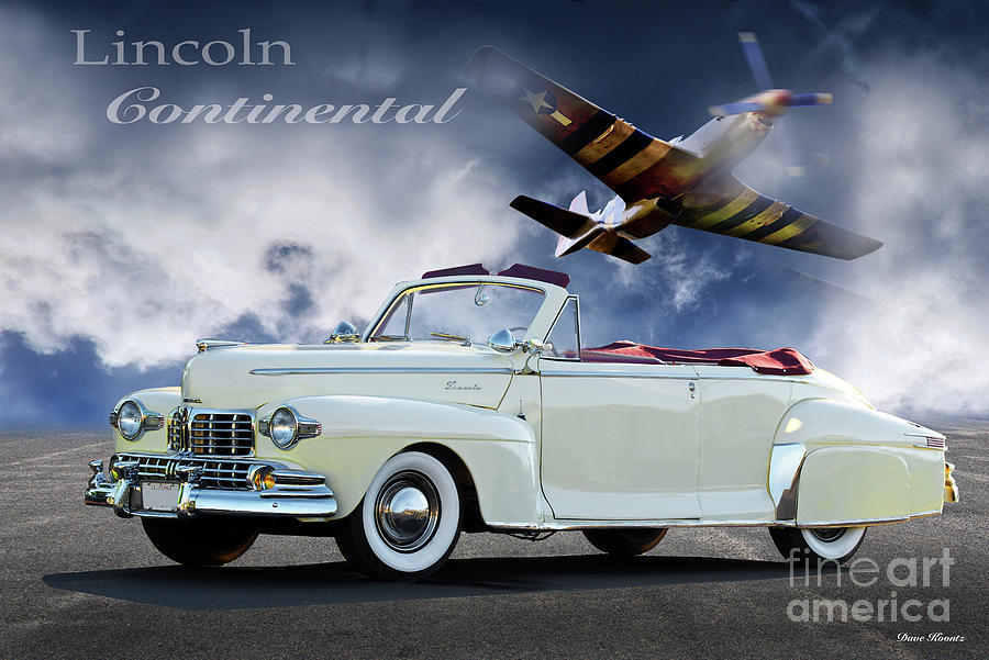 1947 Lincoln Continental Covertible #2 Photograph by Dave Koontz