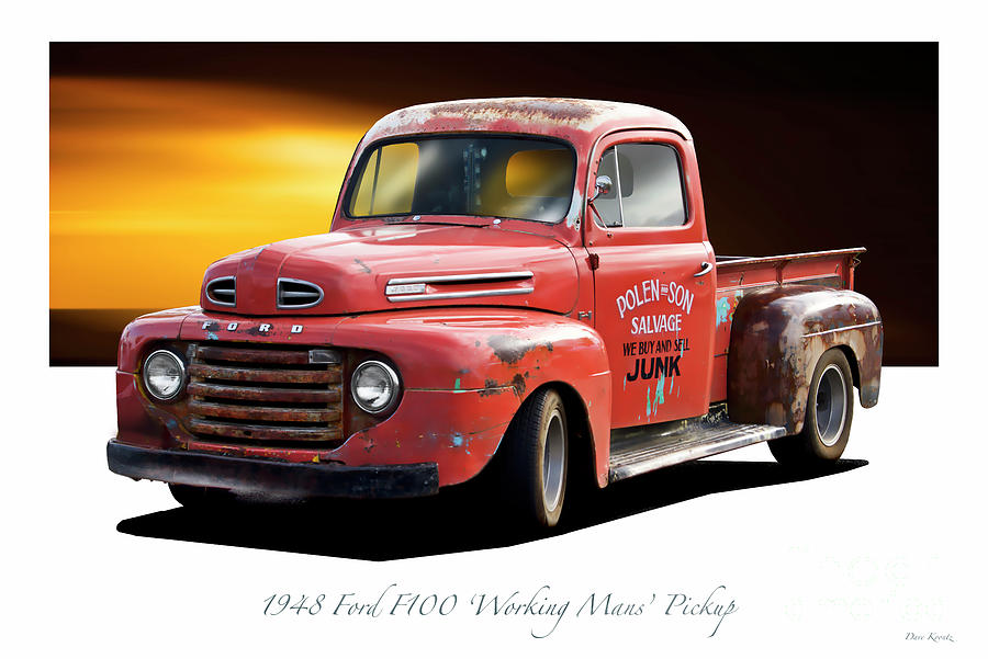 1948 Ford F100 Working Pickup Photograph by Dave Koontz