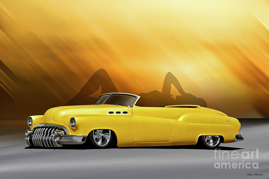 1950 Buick Super Eight Convertible Photograph by Dave Koontz