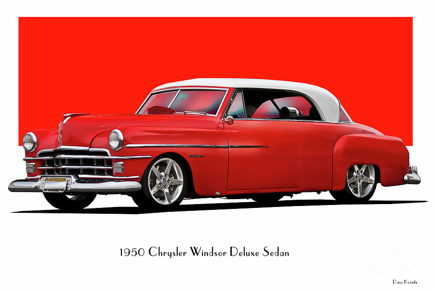 1950 Chrysler Windsor Deluxe Sedan Photograph