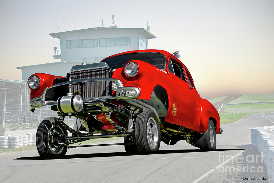 1951 Chevrolet 'B Gas' Gasser Photograph By Dave Koontz - Fine Art America