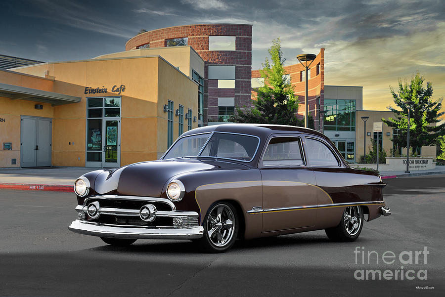 1951 Ford Custom Coupe Photograph by Dave Koontz