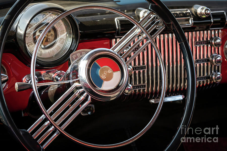 1953 Buick Dash Photograph by Dennis Hedberg