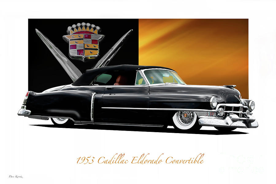 1953 Cadillac Eldorado Convertible Photograph by Dave Koontz