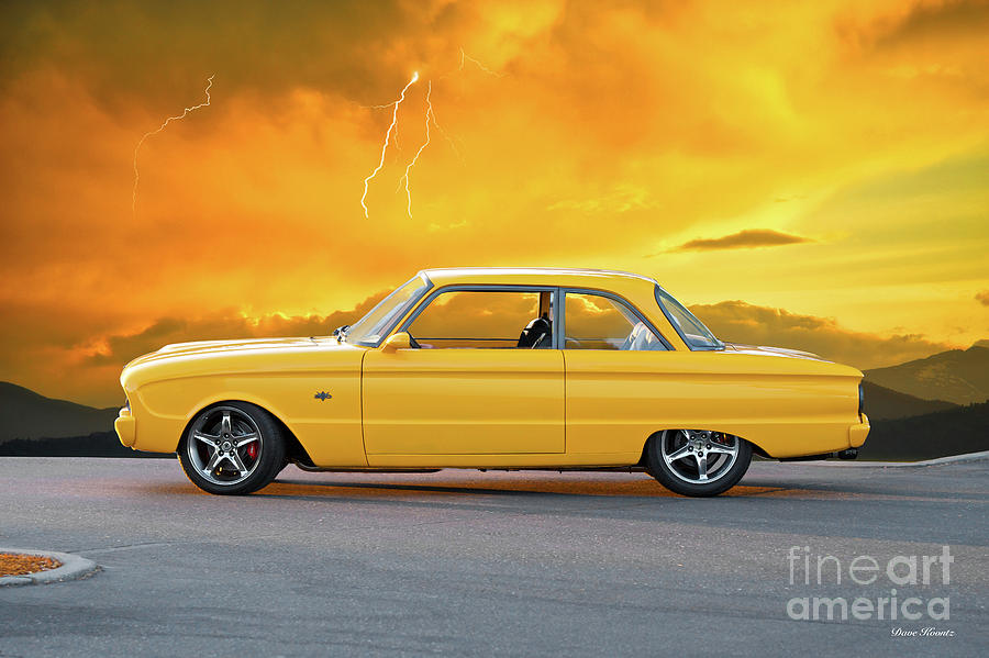1961 Ford Falcon 'Custom Coupe' Photograph by Dave Koontz - Pixels Merch