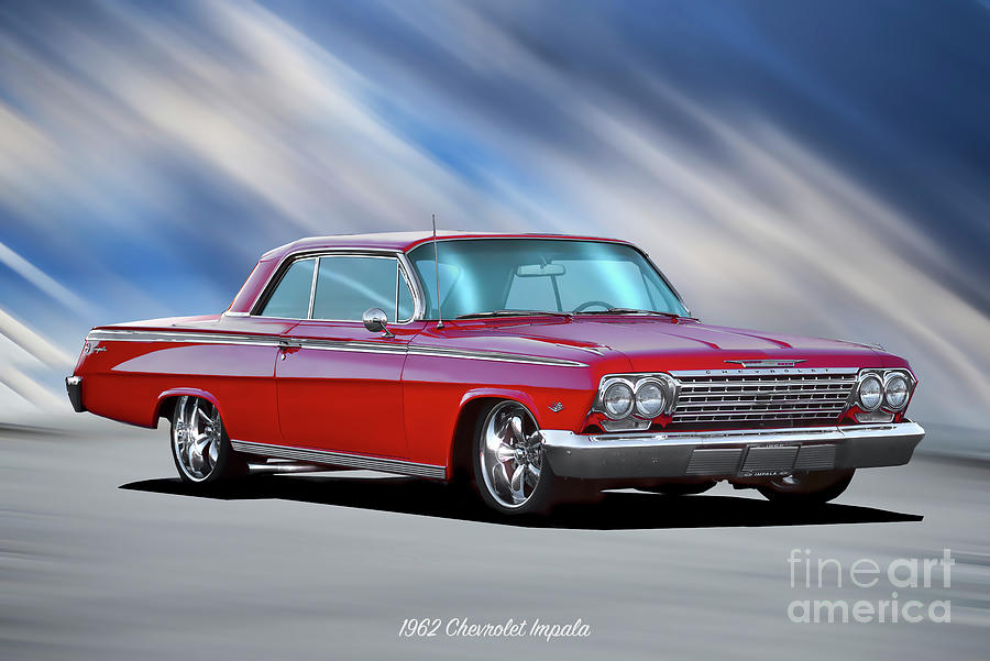 1962 Chevrolet Street Machine Impala #2 Photograph by Dave Koontz
