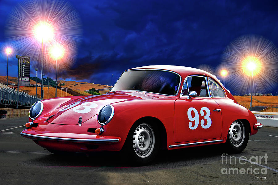1963 Porsche 356B Coupe Photograph by Dave Koontz