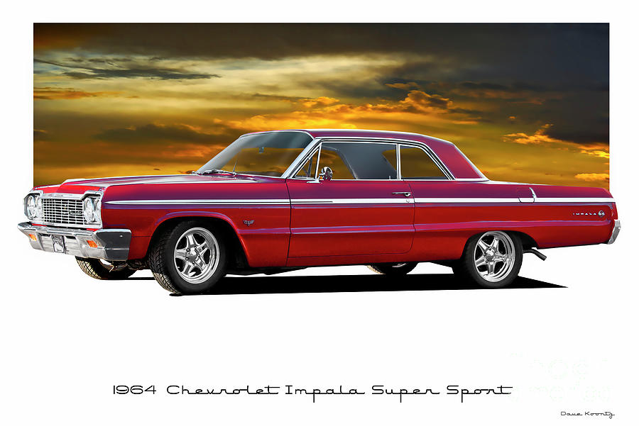 1964 Chevrolet Impala SS Photograph by Dave Koontz