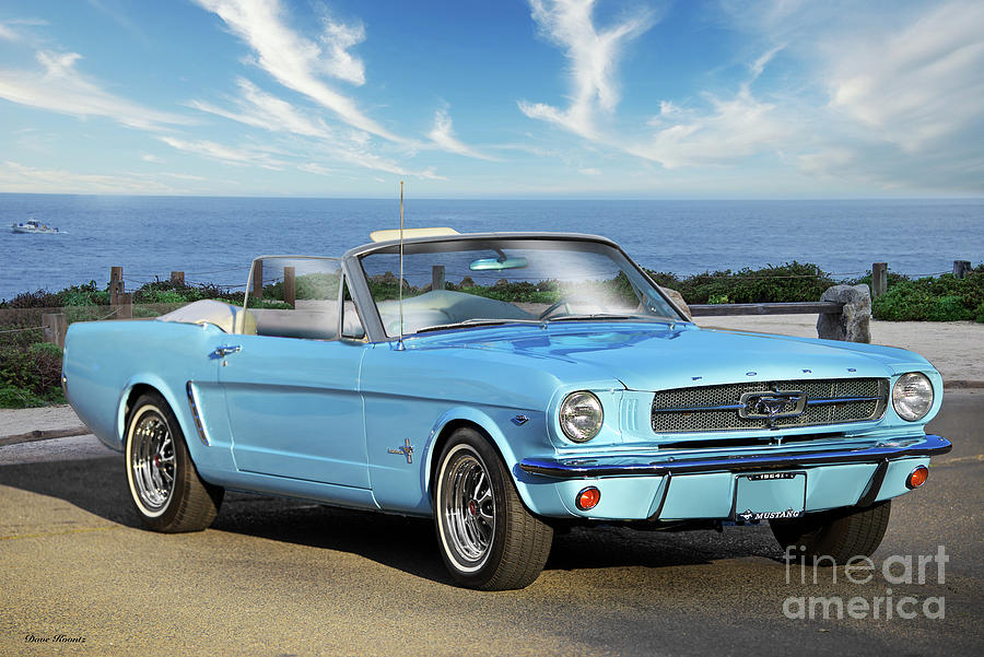 1964 Ford Mustang Convertible Photograph by Dave Koontz