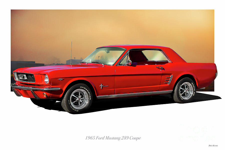 1965 Ford Mustang 289 Coupe Photograph by Dave Koontz