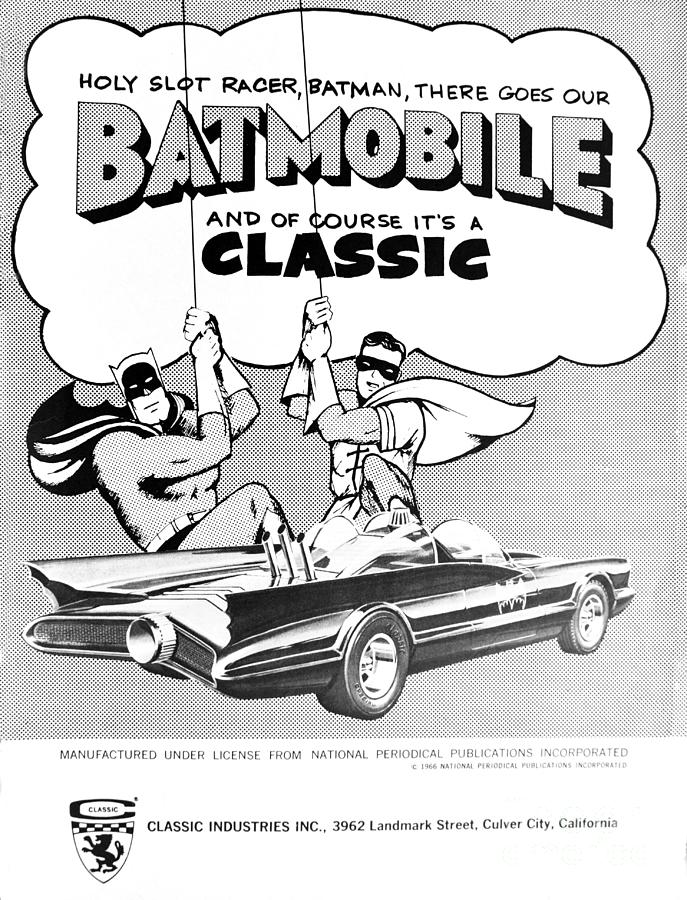 1966 Batmobile Slot Car Add Photograph
