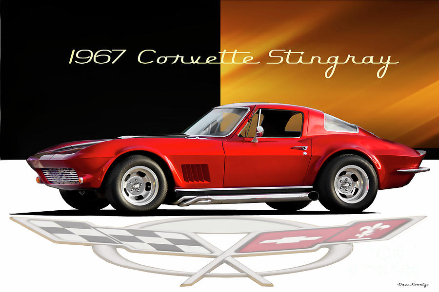 1967 Chevrolet Corvette Stingray 'Profile' Photograph by Dave Koontz ...