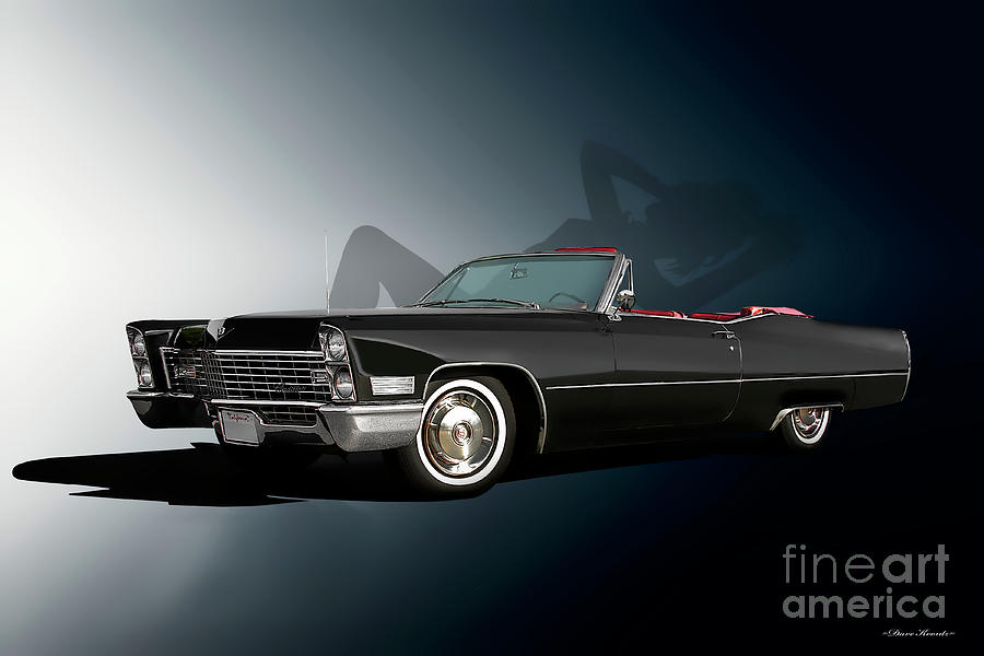 1968 Cadillac DeVille Convertible Photograph by Dave Koontz