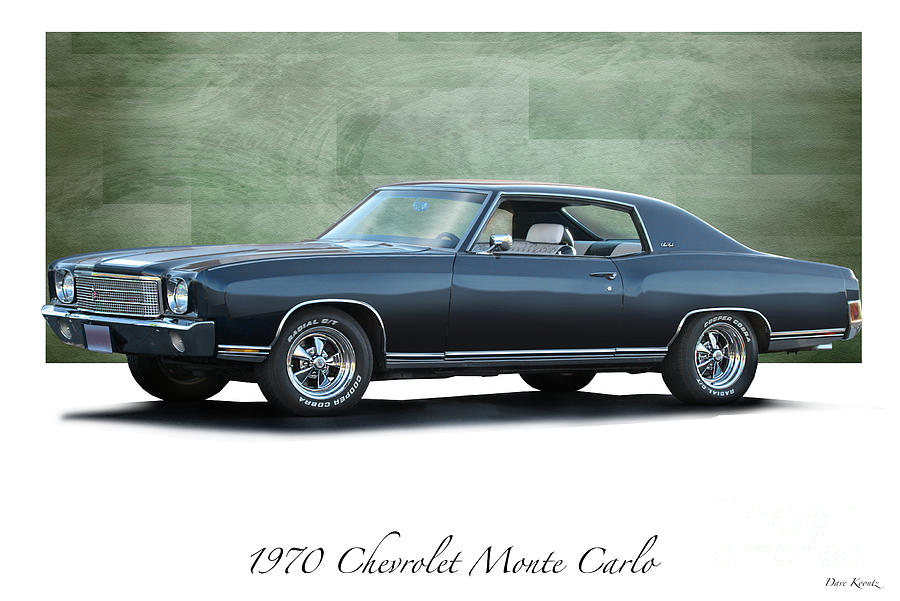 1970 Chevrolet Monte Carlo Photograph by Dave Koontz