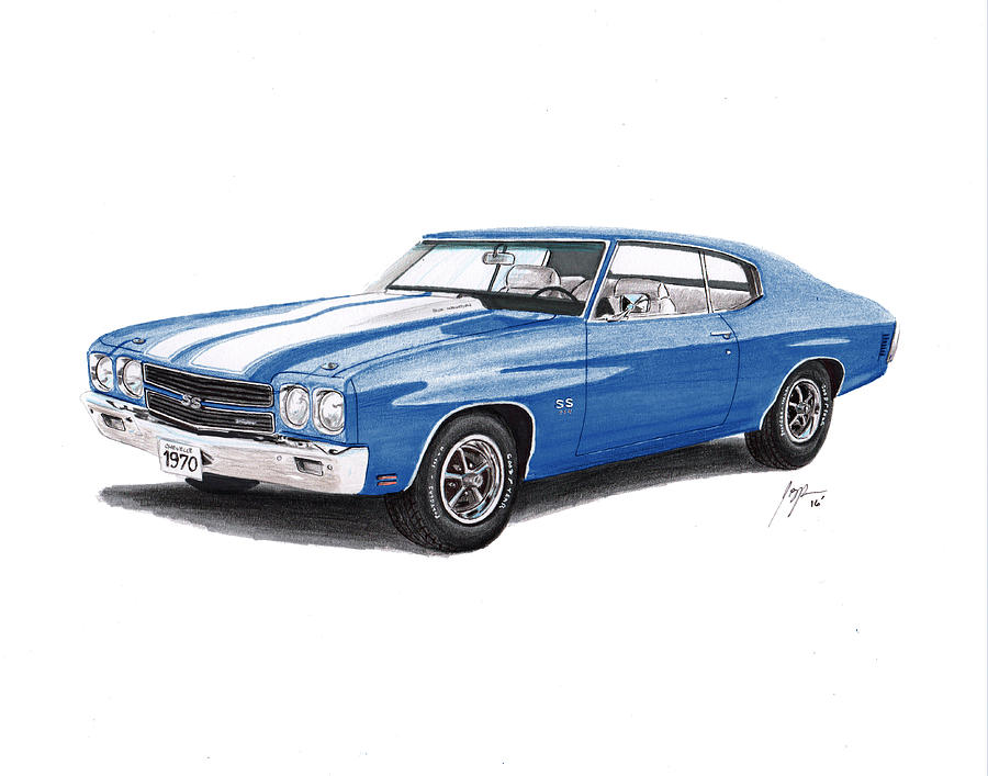 1970 Chevy Chevelle Drawing