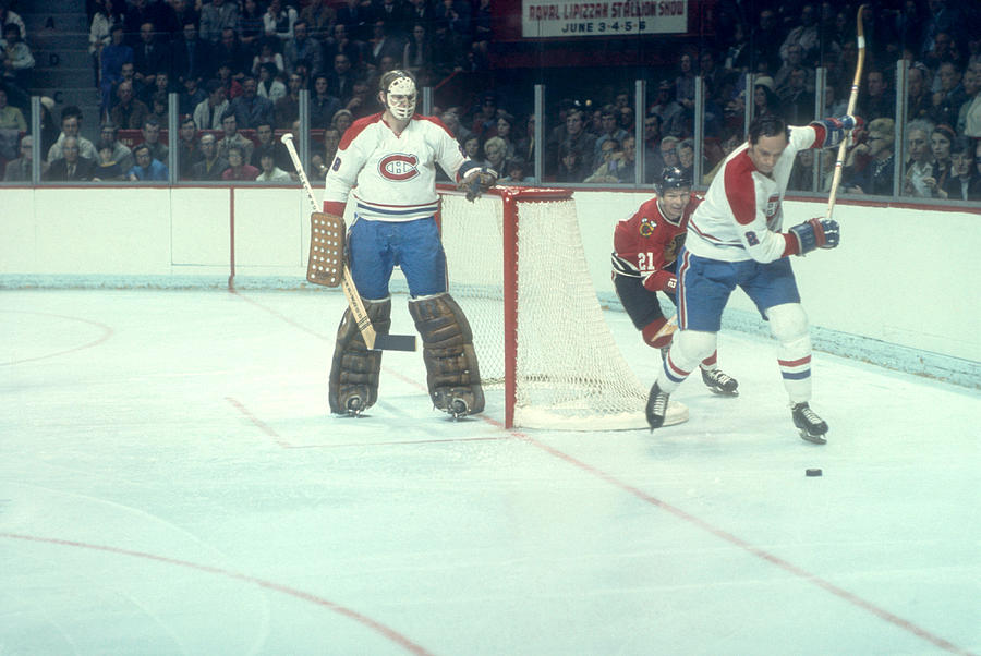 1971 Stanley Cup Finals: Chicago Blackhawks v Montreal Canadiens Photograph by Bruce Bennett