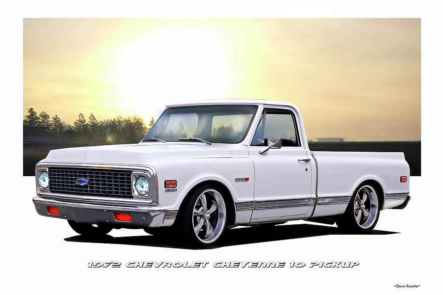 1972 Chevrolet Cheyenne 10 Pickup Photograph by Dave Koontz - Fine Art ...