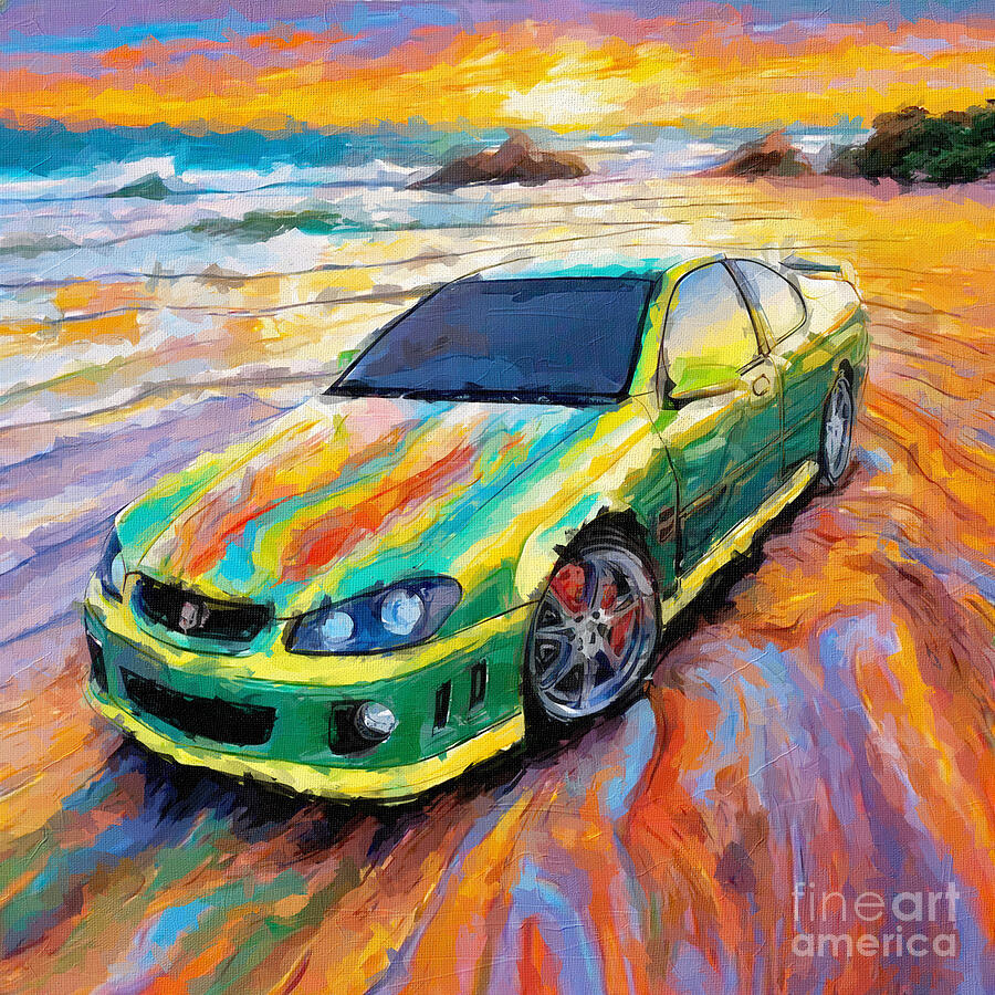 2004 HSV GTO Coupe #1 Painting by Armand Hermann
