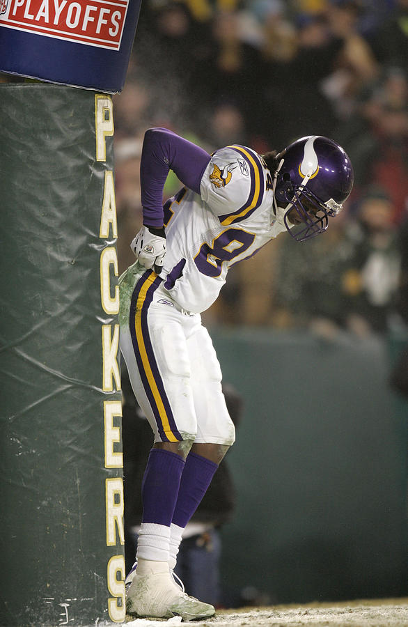 2004 NFC Wild Card Playoff Game - Minnesota Vikings vs Green Bay Packers - January 9, 2005 #1 Photograph by Mike Ehrmann