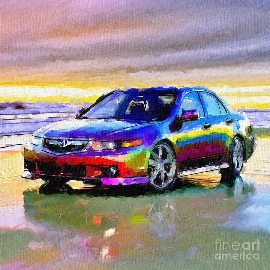 Car Painting - 2005 Acura TSX A-Spec Concept #1 by Armand Hermann