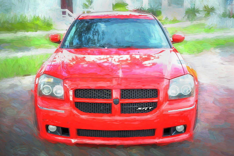 2006 Red Dodge Magnum RT X120 #1 Photograph by Rich Franco