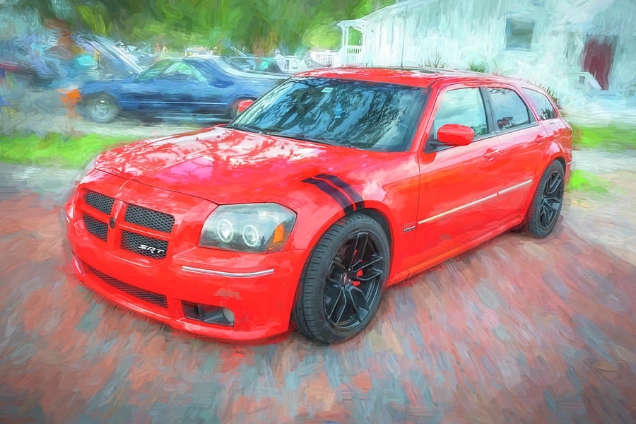 2006 Red Dodge Magnum RT X125 #1 Photograph by Rich Franco