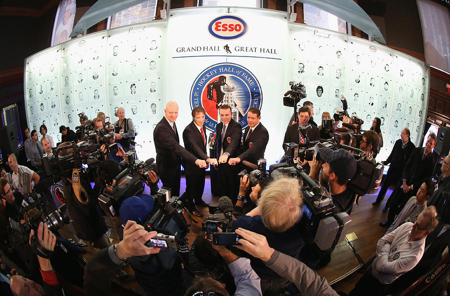 2012 Hockey Hall Of Fame Induction - Photo Opportunity #1 Photograph by Bruce Bennett