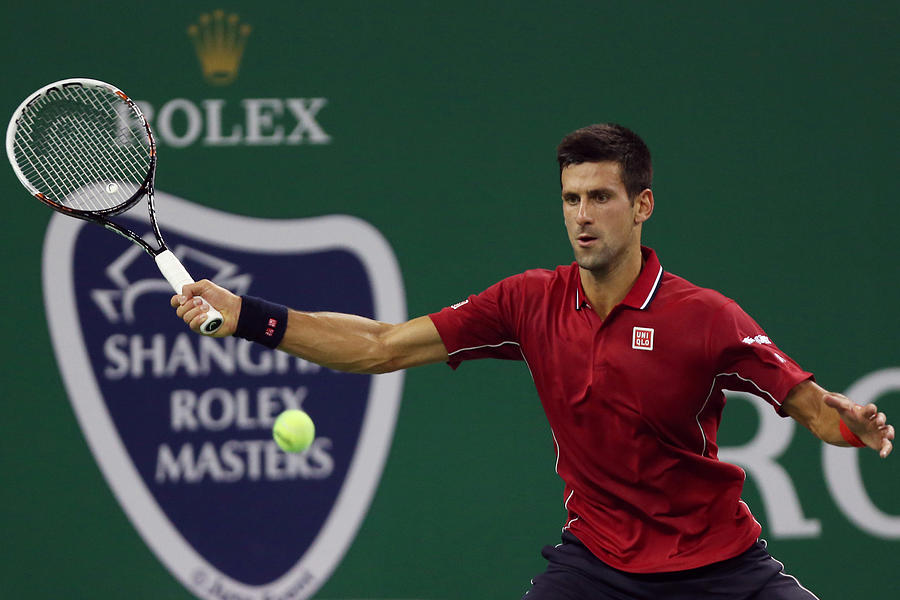 2014 Shanghai Rolex Masters 1000 - Day 6 #1 Photograph by Zhong Zhi