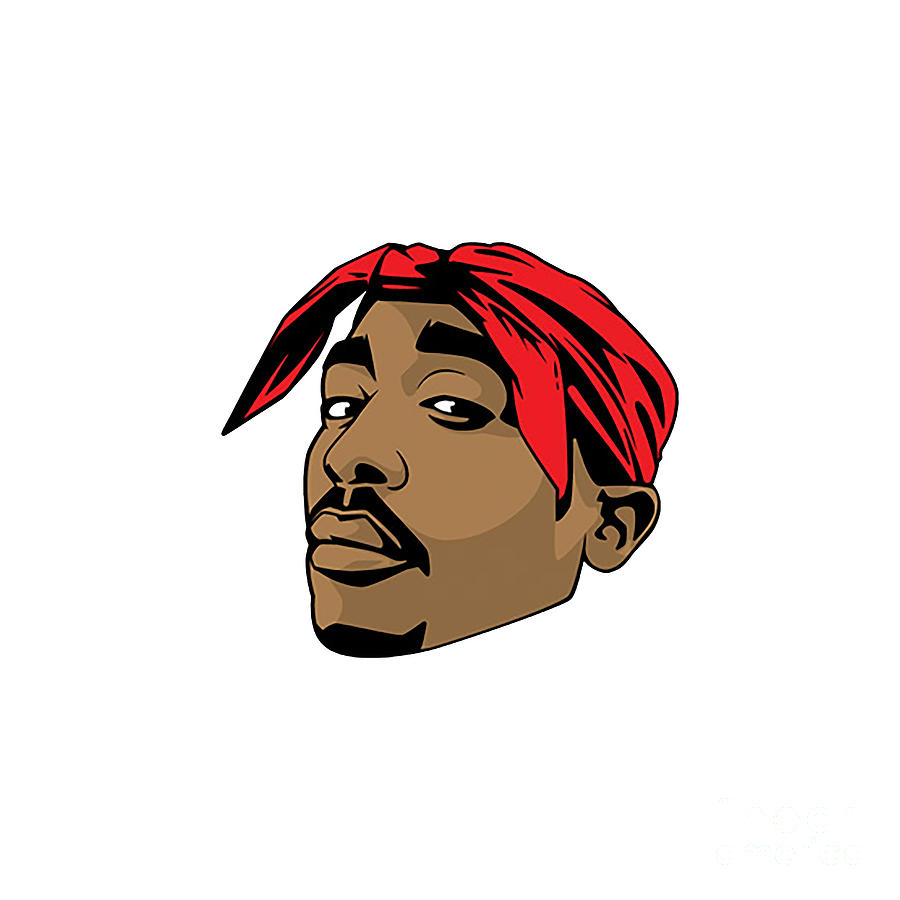 tupac cartoon