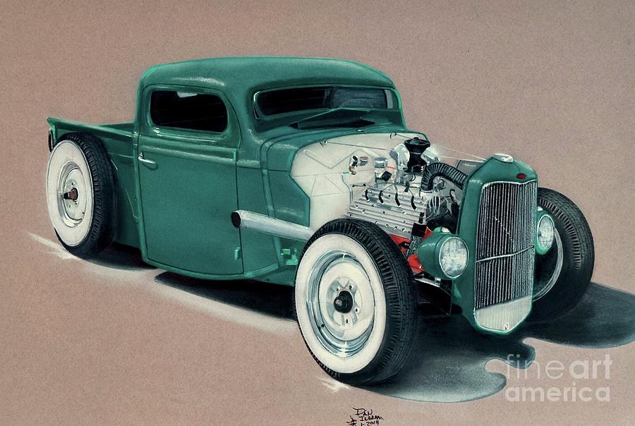 model a ford drawing