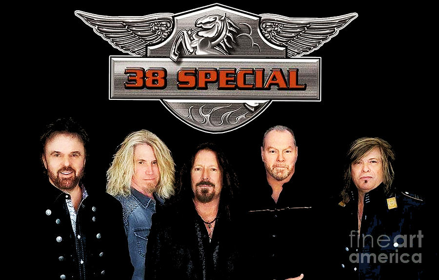 38 Special band group music rock 99ard Digital Art by Ninenine Picture ...