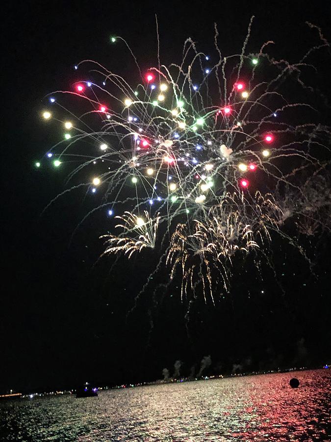 4th of July at Wawasee Photograph by Ann Szeplaki - Fine Art America