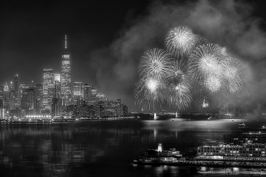 4th of July WTC Fireworks  #1 Photograph by Susan Candelario