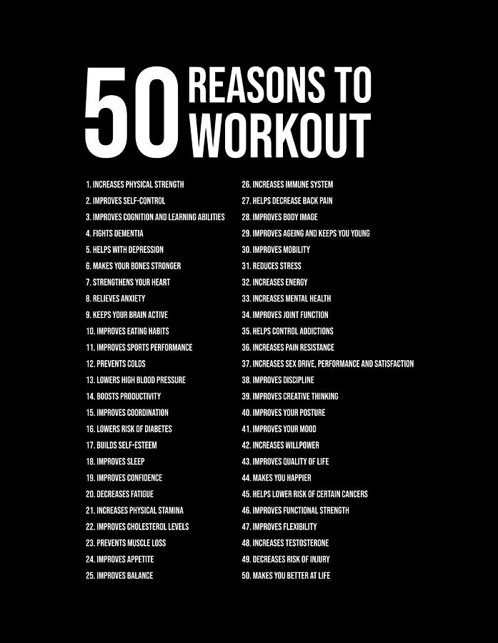 50 Reasons To Workout #1 by Matthew Chan