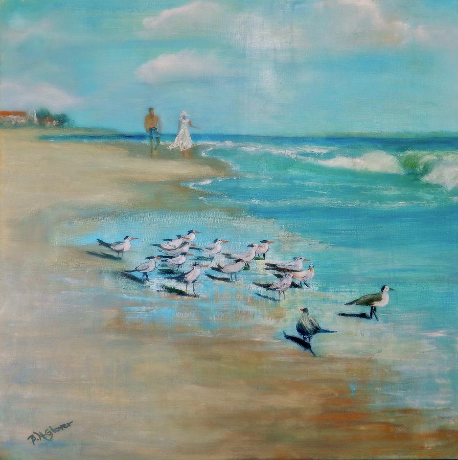 #514  March to the Sea #514 Painting by Barbara Hammett Glover