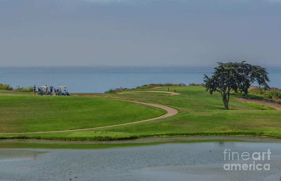 A beautiful view of a Golf Course in Goleta, Santa Barbara County