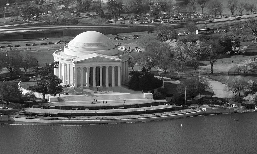  A birds eye view of the Jefferson Memorial #1 Photograph by Yue Wang