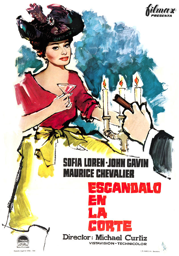 Vintage Mixed Media - A Breath of Scandal, 1960 - art by MCP by Movie World Posters