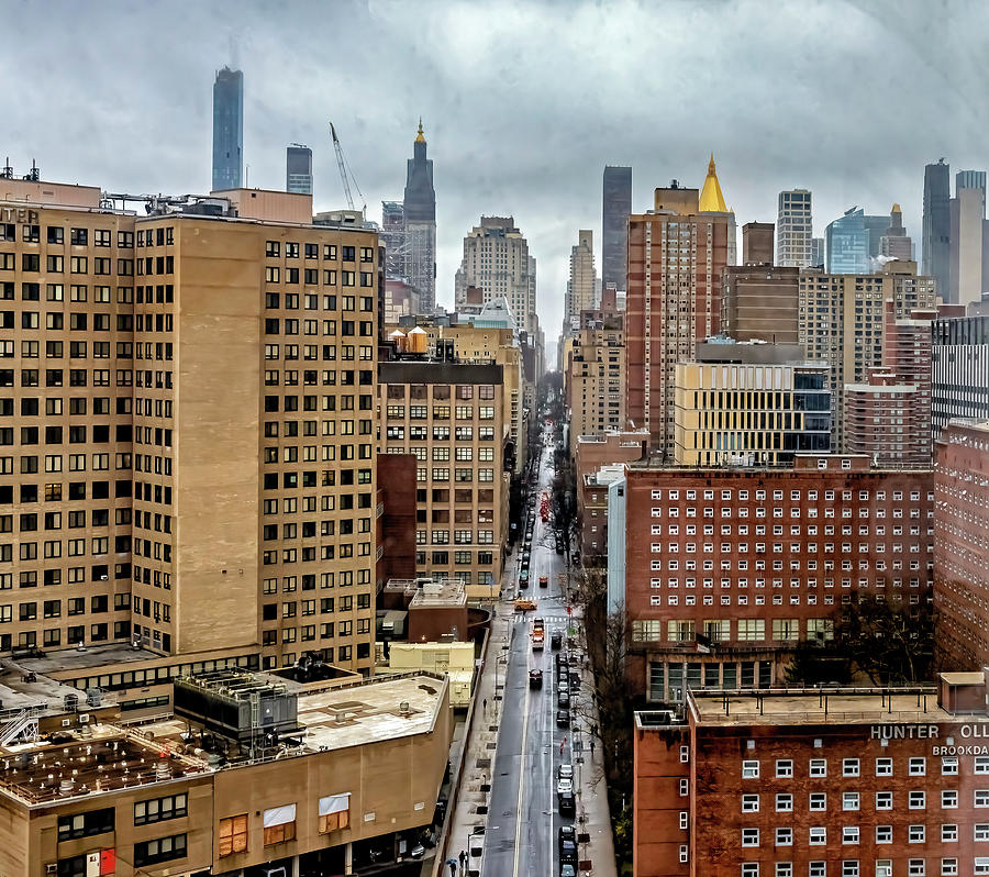 A Cloudy Day in New York #1 Photograph by Robert Ullmann