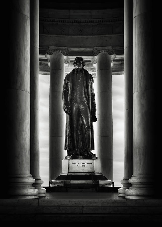 Thomas Jefferson Photograph - A Founding Father #1 by Eduard Moldoveanu