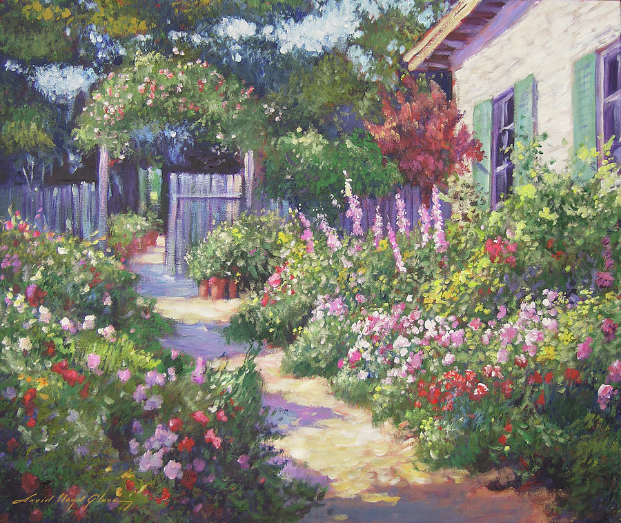 A Gardeners Love #1 Painting by David Lloyd Glover