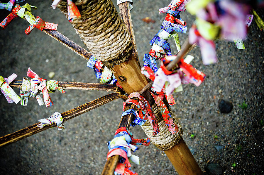 A knot for a wish. Nikko. Japan. #1 Photograph by Lie Yim